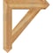 Ekena Millwork Traditional Arts & Crafts Rough Sawn Bracket, Western Red Cedar, 6"W x 32"D x 36"H BKT06X32X36TRA03RWR - alternate 4